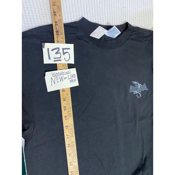 NWT Dragon T shirt Black Crew Neck Tank Guardians of Paradise Large Y2K Skater - Picture 6 of 11